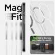 Spigen Ultra Hybrid MAG iPhone 16 MagSafe hátlap, tok, átlátszó-fekete