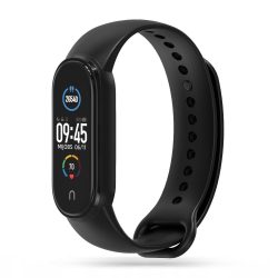   Tech-Protect Iconband Xiaomi Mi Smart Band 5/6/6/NFC/7 szilikon szíj, fekete