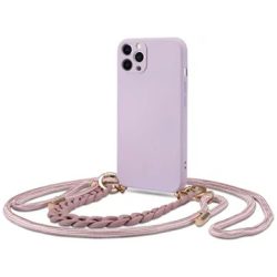 Tech-Protect Icon Chain iPhone 12 Pro szilikon tok, lila