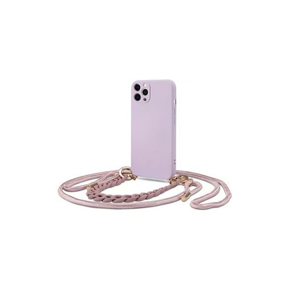 Tech-Protect Icon Chain iPhone 12 Pro szilikon tok, lila