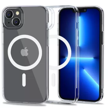   Tech-Protect Flexair Hybrid Magsafe iPhone 14 hátlap, tok, átlátszó