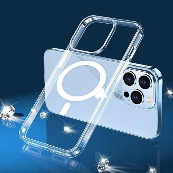 Tech-Protect Flexair Hybrid Magsafe iPhone 14 Pro hátlap, tok, átlátszó