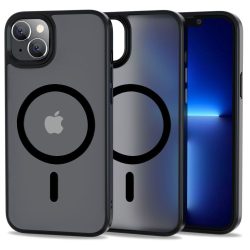   Tech-Protect Magmat Magsafe iPhone 14 Matte hátlap, tok, fekete