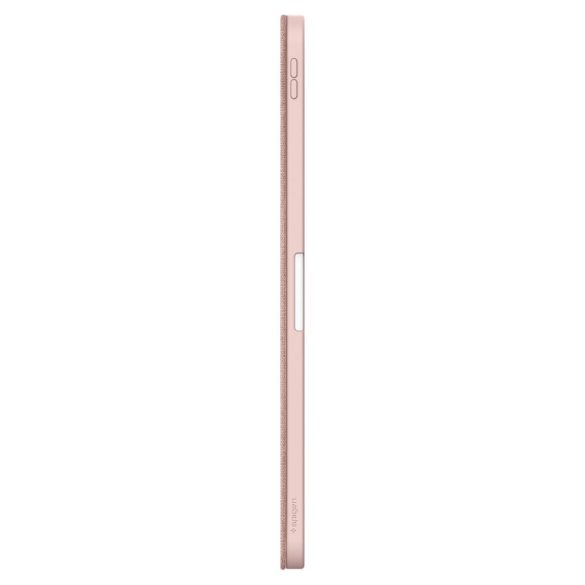 Spigen Urban Fit iPad Air 13 (2024) oldalra nyíló okos tok, rozé arany