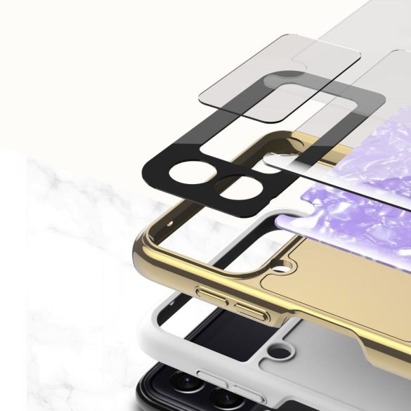 Tech-Protect Mood Ring Samsung Galaxy Z Flip 4 hátlap, tok, rózsaszín-arany