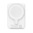 Tech-Protect PB10 Lifemag Magsafe Powerbank Magsafe kompatibilis hordozható külső akkumulátor és vezeték nélküli töltő, 5000 mAh, 15W, fehér