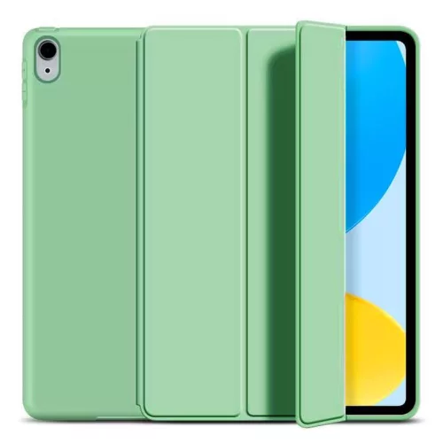 Tech-Protect Smartcase iPad 10.9", 10. gen. (2022) oldalra nyíló okos tok, világoszöld
