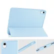 Tech-Protect Smartcase Pen iPad 10.9", 10. gen. (2022) oldalra nyíló okos tok, érintőceruza tartóval, világoskék