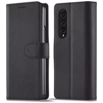   Tech-Protect Wallet Magnet Samsung Galaxy S23 Plus oldalra nyíló tok, fekete