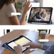 Tech-Protect Smartcase Pen iPad 10.9", 10. gen. (2022) oldalra nyíló okos tok, érintőceruza tartóval, kék
