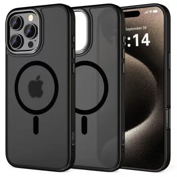   TECH-PROTECT MAGEDGE MAGSAFE IPHONE 16 PRO MATT FEKETE/PISZTOLYFÉM