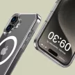 TECH-PROTECT FLEXAIR HIBRID MAGSAFE IPHONE 16 PLUS TOK, ÁTLÁTSZÓ
