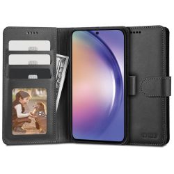   Tech-Protect Wallet Samsung Galaxy A54 5G tok, oldalra nyíló tok, fekete