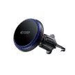 Tech-Protect MM15W-V4 Magnetic Magsafe Vent Car Mount Wireless Charger, Magsafe kompatibilis vezeték nélküli töltő és tartó, szellőzőrácsra, mágneses, 15W, fekete