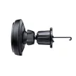 Tech-Protect MM15W-V4 Magnetic Magsafe Vent Car Mount Wireless Charger, Magsafe kompatibilis vezeték nélküli töltő és tartó, szellőzőrácsra, mágneses, 15W, fekete