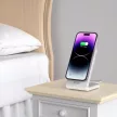 Tech-Protect Qi15W-A23 Magnetic Magsafe Wireless Charger Magsafe kompatibilis vezeték nélküli asztali töltő, gyorstöltő, 15W, fehér