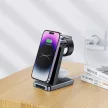 Tech-Protect Qi15W-A26 3In1 Wireless Charger vezeték nélküli töltőállomás , fekete