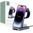 Tech-Protect Qi15W-A26 3In1 Wireless Charger Magsafe kompatibilis vezeték nélküli töltőállomás , fekete