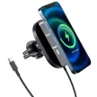 Hoco CA90 Magnetic Car Mount MagSafe kompatibilis töltő és tartó, szellőzőrácsra, fekete