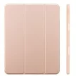 ESR Rebound Pencil iPad Pro 11" (2021) oldalra nyíló okos tok, érintőceruza tartóval, rozé arany
