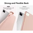ESR Rebound Pencil iPad Pro 11" (2021) oldalra nyíló okos tok, érintőceruza tartóval, rozé arany