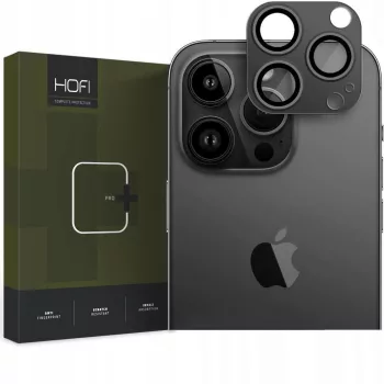   Hofi Fullcam Pro+ Iphone 15 Pro/15 Pro Max Kameravédő üvegfólia, fekete