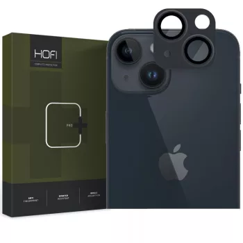   Hofi Fullcam Pro+ Iphone 15/15 Plus Kameravédő üvegfólia, fekete