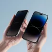 HOFI ANTI SPY GLASS PRO+ iPhone 15 PRO MAX PRIVACY, betekintés védett üvegfólia, fekete