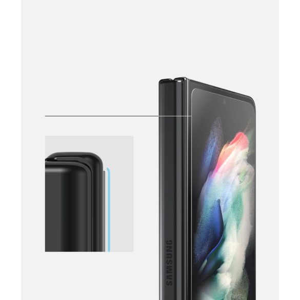 Ringke ID Samsung Galaxy Z Fold 4 kijelzővédő üvegfólia, átlátszó