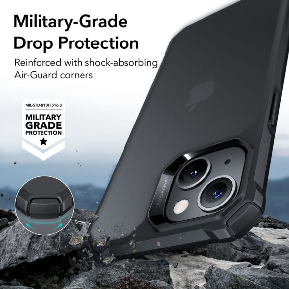 ESR Air Armor iPhone 13/14 ütésálló hátlap, tok, fekete
