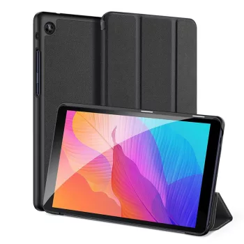   Dux Ducis Domo Series Huawei Matepad T8 8.0 oldalra nyíló smart tok, fekete