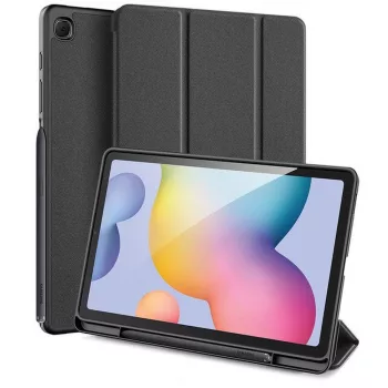  Dux Ducis Domo Series Samsung Galaxy Tab S6 Lite P610/P615 10.4 oldalra nyíló smart tok, fekete