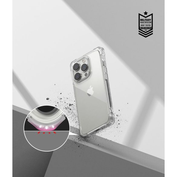 Ringke Fusion Bumper iPhone 14 Pro Max ütésálló hátlap, tok, átlátszó