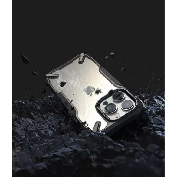 Ringke Fusion X iPhone 14 Pro hátlap, tok, fekete