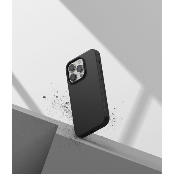 Ringke Silicone iPhone 14 Pro hátlap, tok, fekete