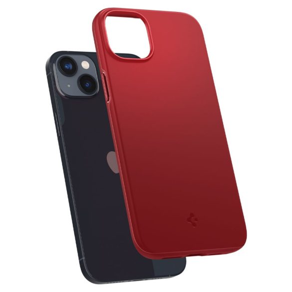 Spigen Thin Fit iPhone 14 hátlap, tok, piros
