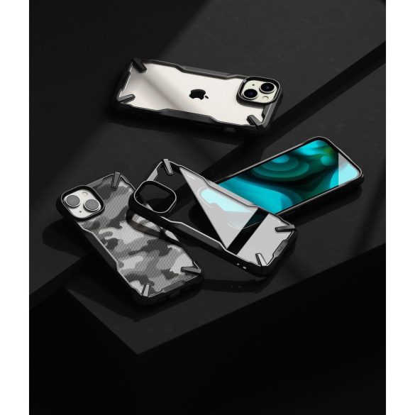 Ringke Fusion X iPhone 14 hátlap, tok, fekete