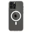 Spigen Ultra Hybrid Mag iPhone 13 Pro Max 6,7" Magsafe tok, fehér, átlátszó