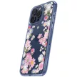 Spigen Liquid Crystal iPhone 15 Pro virágmintás szilikon hátlap tok, átlátszó