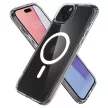 Spigen Ultra Hybrid MAG iPhone 14 Plus/15 Plus 6,7" Magsafe tok, fehér, átlátszó