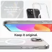 Spigen Ultra Hybrid MAG iPhone 14 Plus/15 Plus 6,7" Magsafe tok, fehér, átlátszó