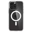 Spigen Ultra Hybrid MAG iPhone 15 Pro 6,1" Magsafe tok, fehér, átlátszó