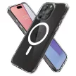 Spigen Ultra Hybrid MAG iPhone 15 Pro 6,1" Magsafe tok, fehér, átlátszó