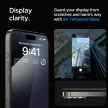 Spigen Glas.TR FC iPhone 15 Pro Max 6.7" "EZ FIT" 2 db edzett üvegfólia, fekete keret AGL06873