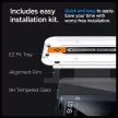 Spigen Glas.TR FC iPhone 15 Pro Max 6.7" "EZ FIT" 2 db edzett üvegfólia, fekete keret AGL06873