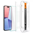 Spigen Glas.TR iPhone 15 Pro 6.1" iPhone 15 Pro 6.1" "EZ FIT" 2 db, átlátszó edzett üvegfólia AGL06892