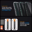 Spigen Glas.TR EZ Fit Privacy iPhone 15 2db betekintésgátló üvegfólia, felrakó kerettel
