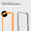 Spigen Alm Glass FC iPhone 15 6.1" iPhone 15 6.1" 2 db edzett üvegfólia, fekete keret