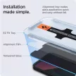 Spigen Glas.TR iPhone 13/13 Pro/14 6.1" PRIVACY 2-Pack "EZ FIT" AGL03388 edzett üvegfólia AGL03388
