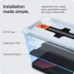 Spigen Glas.TR iPhone 13/13 Pro/14 6.1" PRIVACY 2-Pack "EZ FIT" AGL03388 edzett üvegfólia AGL03388